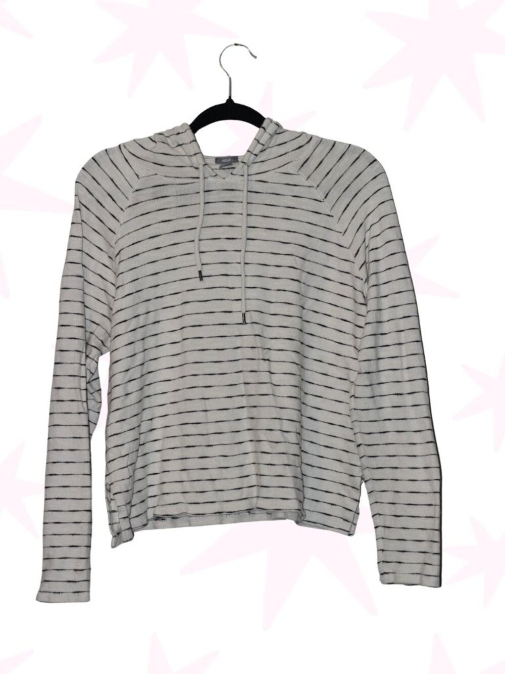 Aerie 100% cotton striped lightweight hoodie S